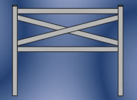 Cross Rail Fence